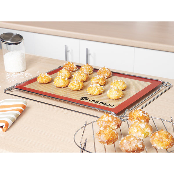 Tapis de cuisson professionnel silicone et fibre de verre 40 cm Mathon - Mathon - 1
