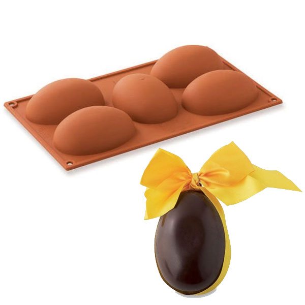 Moule demi-oeufs de Pâques en silicone Silikomart - Mathon - 1