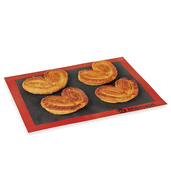 Lot tapis de cuisson et tapis de cuisson perforé silicone et fibre de verre 40 cm Mathon - Mathon - 6