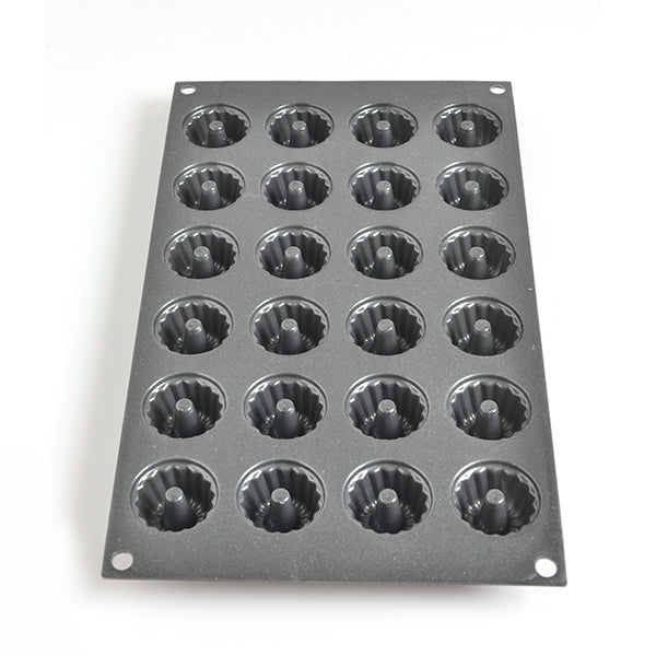 Moule en silicone 24 mini-kouglofs Patisse - Mathon - 1