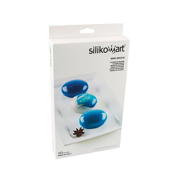 Moule silicone 6 mini gâteaux Mini Goccia Silikomart - Mathon - 5