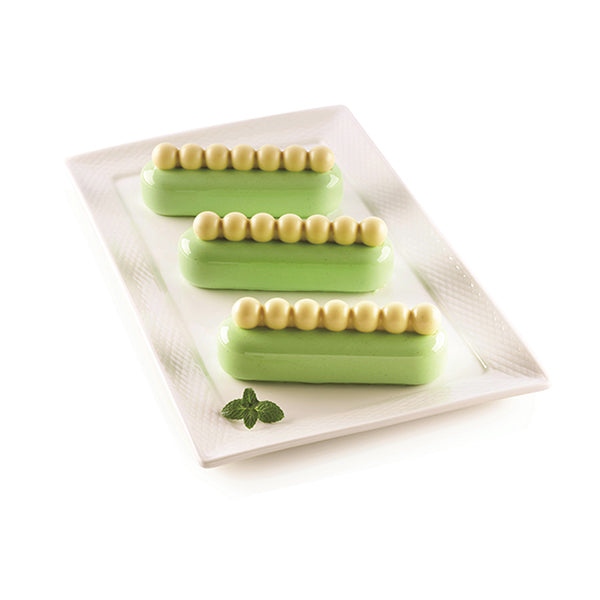 Set 2 moules 3D kit 6 Chic et Pop éclairs Silikomart - Mathon - 2