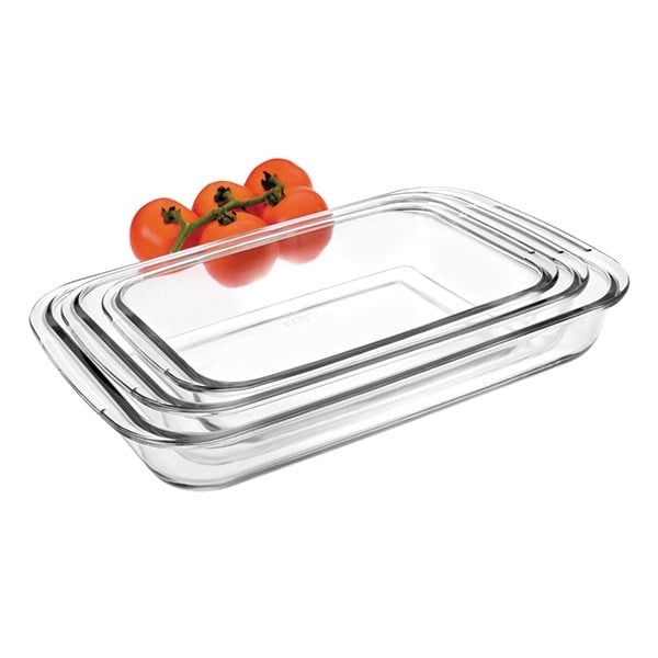 Set de 3 plats rectangulaires Kristall Ibili - Mathon