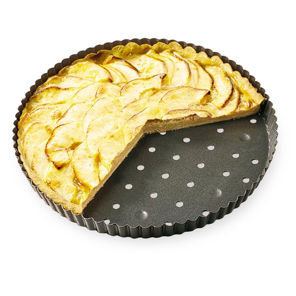 Tourtière perforée acier revêtu antiadhérent 30 cm Mathon - Mathon - 3