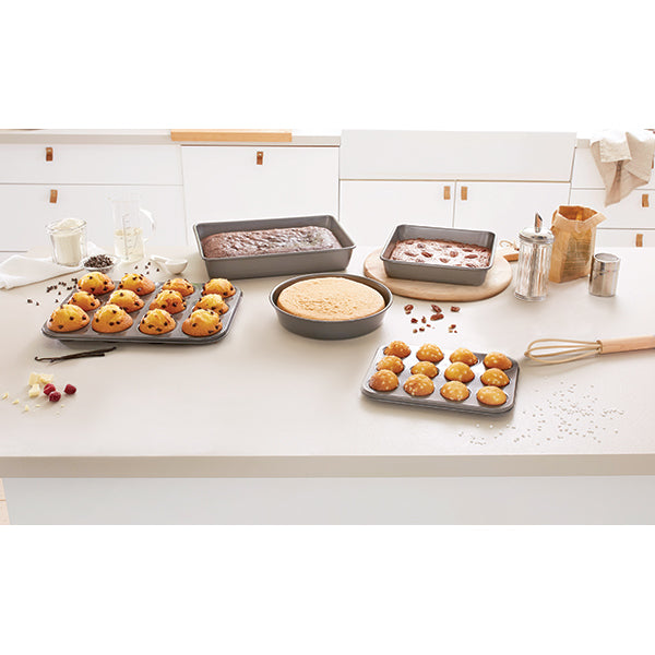 Plaque 12 mini-muffins acier revêtement antiadhérent 26 cm Mathon - Mathon - 4