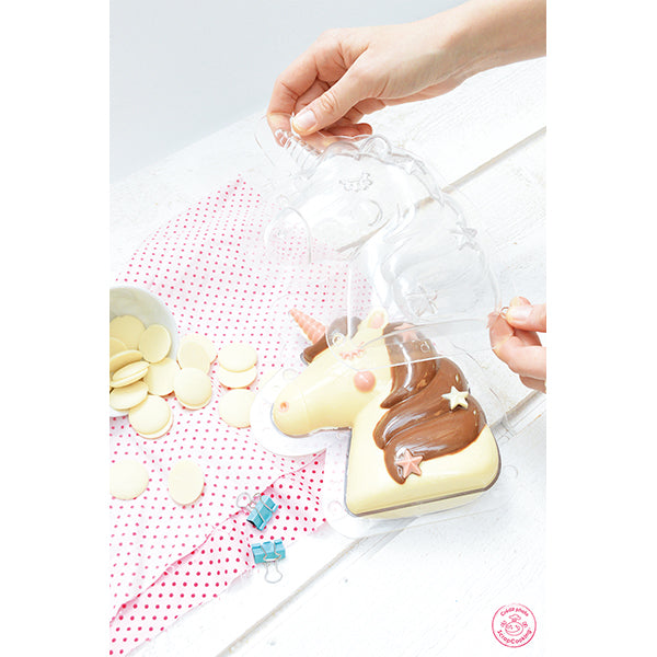 Moule à chocolat 3D Licorne Scrapcooking - Mathon - 4