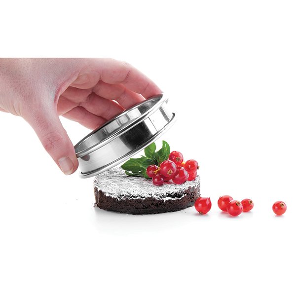 Cercle à tartelette rond en inox 8 cm Lacor - Mathon - 1