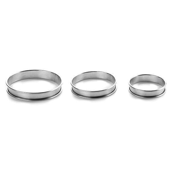 Cercle à tarte rond en inox 20 cm Lacor - Mathon - 2