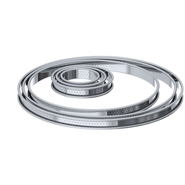 Cercle à tarte inox perforé 28 cm De Buyer - Mathon - 2