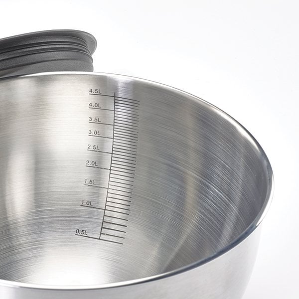 Set de 2 bols pâtissiers inox avec couvercle et base en silicone 20 et 24 cm Mathon - Mathon - 3