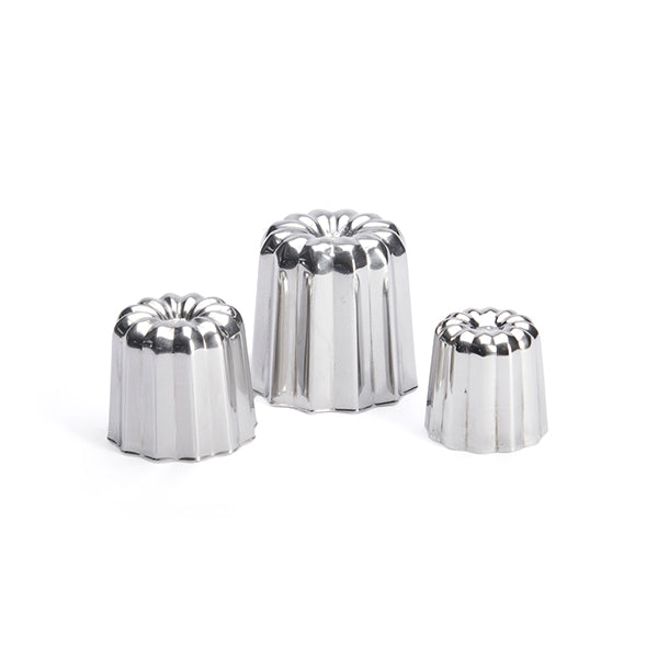 Lot 6 moules à canelés en inox Ø 5,5 cm De Buyer - Mathon - 2