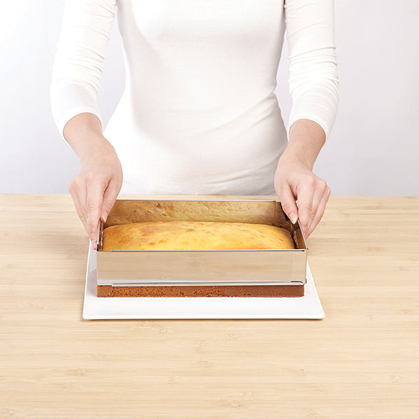 Lot cercle et rectangle à gâteau extensibles Mathon - Mathon - 6