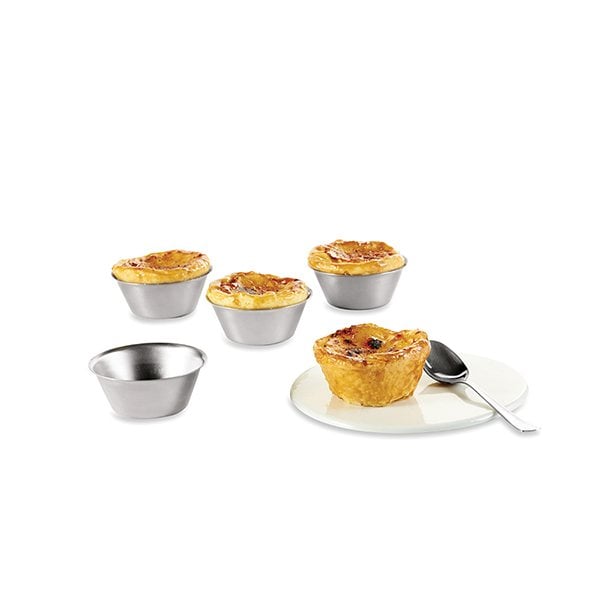 Lot 8 moules originaux à Pastéis de Nata - flans portugais Artame - Mathon - 2