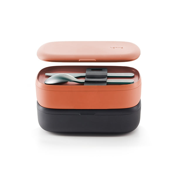 Lunch Box basics To Go corail 1 L Lékué - Mathon - 1