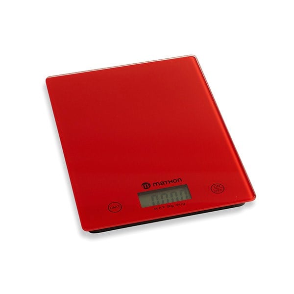Balance de cuisine digitale rouge 5 kg Mathon - Mathon - 1