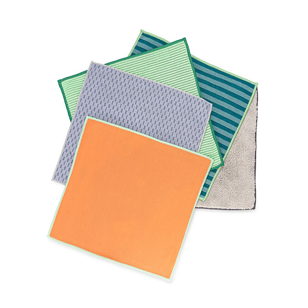 Set de 5 chiffons en microfibre recyclée Renew Full Circle - Mathon - 1