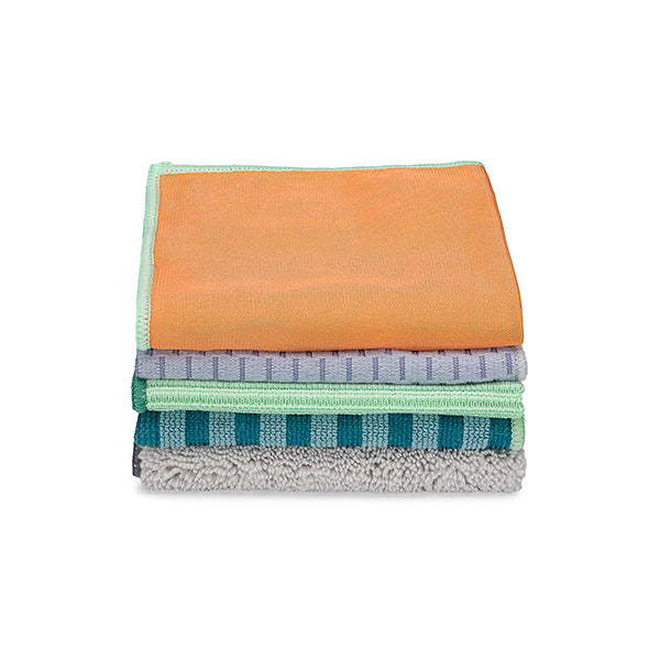Set de 5 chiffons en microfibre recyclée Renew Full Circle - Mathon - 5