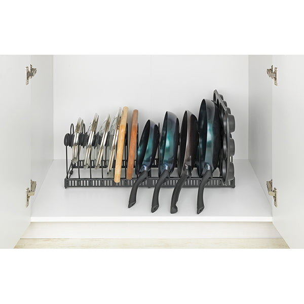 Support extensible 2 en 1 pour couvercles et poêles 57x18 cm  Wenko by Maximex - Mathon - 3