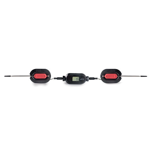 Thermomètre Bluetooth BBQ à double sonde en acier inoxydable 14 cm Lacor - Mathon - 1