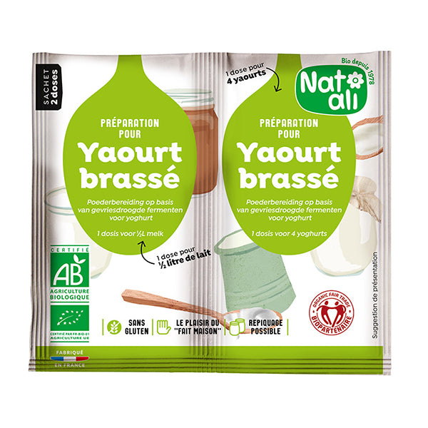 Préparation en poudre pour yaourt brassé Nat-ali - Mathon