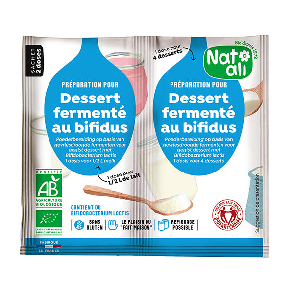 Préparation pour dessert fermenté au Bifidus Nat-ali - Mathon