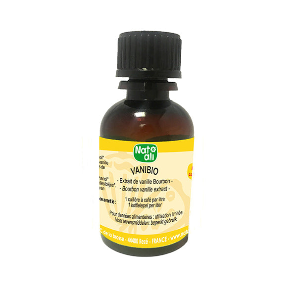 Extrait de vanille bio 30 ml Nat-ali - Mathon