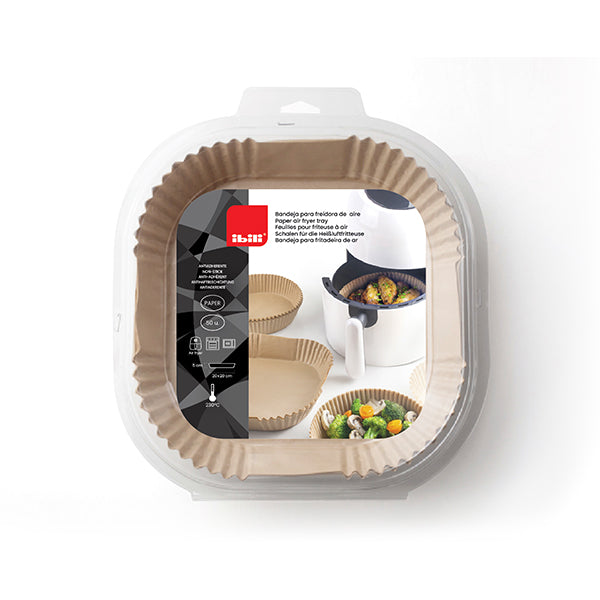 Caissettes pour friteuses à air carrées 50 pièces  Ibili - Mathon - 3