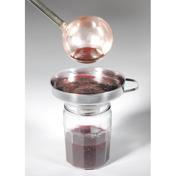 Lot faire son coulis : mousseline à gelée, entonnoir et 100 étiquettes - Mathon - 3