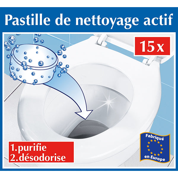 Lot de 2 sets de 15 pastilles détartrantes pour WC Wenko by Maximex - Mathon - 5