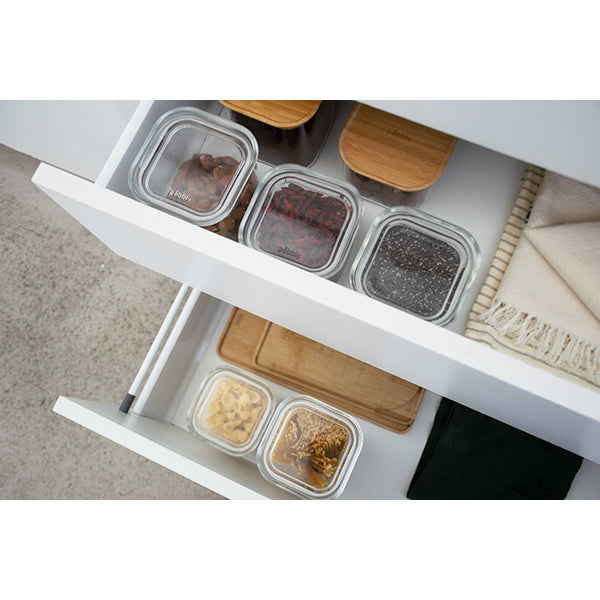 Boite carrée en verre 500ml Pebbly - Mathon - 3