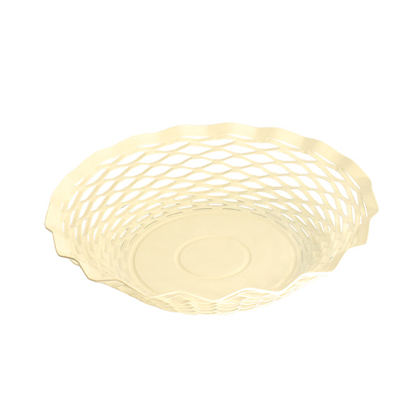 Corbeille ronde Vintage 24,5 cm vanille  Roger Orfèvre - Mathon - 1