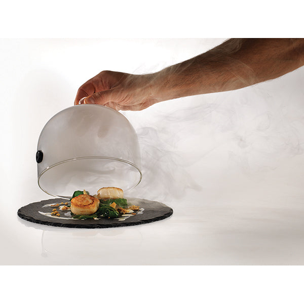 Lot fumoir avec cloche 26 cm et sciure de hêtre pour fumage - Mathon - 2