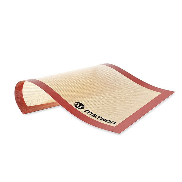 Lot Volette rectangulaire en inox avec tapis de cuisson en silicone Mathon - Mathon - 4