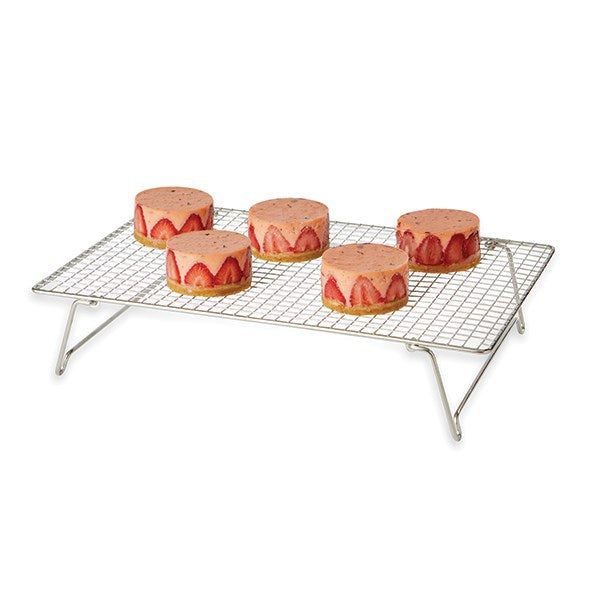 Lot Volette rectangulaire en inox avec tapis de cuisson en silicone Mathon - Mathon - 5