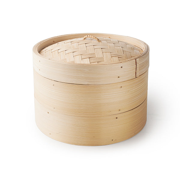 Cuiseur vapeur bambou 2 niveaux 26 cm  Ibili - Mathon - 1