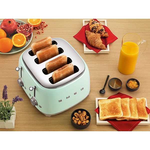 Toaster 4 fentes 2000 W TSF03PGEU vert d’eau Smeg - Mathon - 3