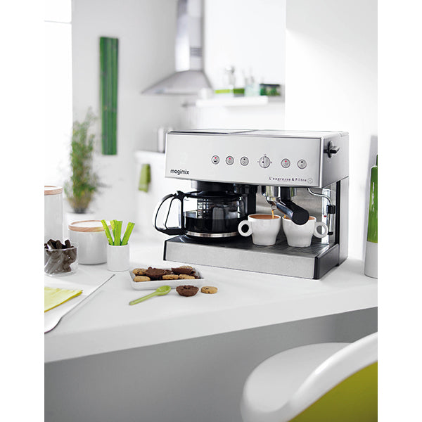 Cafetière Expresso et filtre automatic chrome mat 1,4 L 11423 Magimix - Mathon - 2