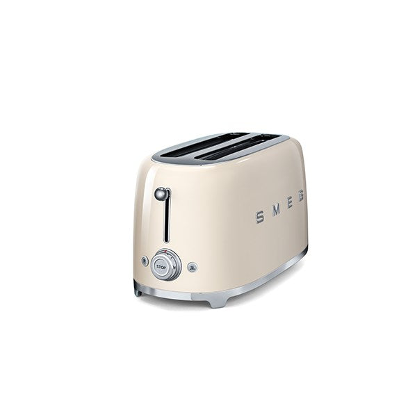 Grille-pain 4 tranches crème 1500 W TSF02CREU Smeg - Mathon - 1