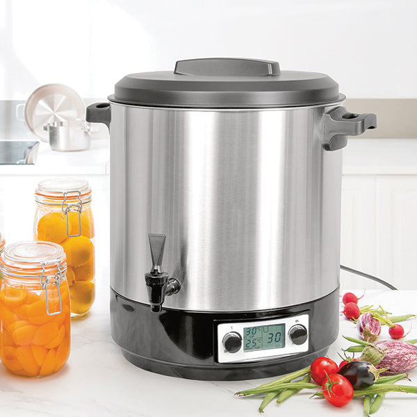 Bouilleur à bocaux inox 31 litres automatique 2000 W KCPST31LCD.IX Kitchen Chef Professional - Mathon - 3