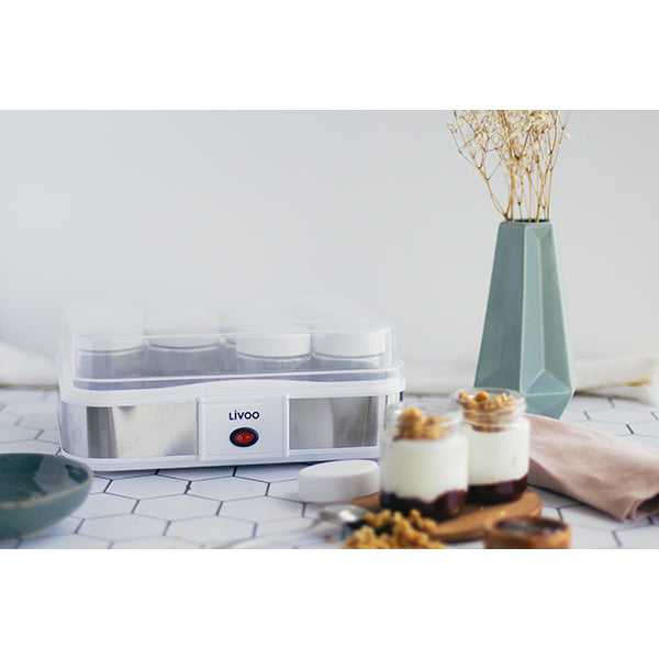 Yaourtière fromagère 12 pots DOP156 Livoo - Mathon - 5