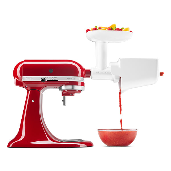 Kit 3 accessoires Passoire à fruit et légume, tranche râpe et hachoir 5KSMFPPC Kitchenaid - Mathon - 4