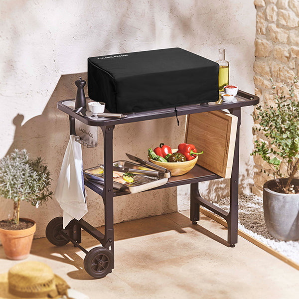 Lot plancha Pro 65 noire avec spatule en inox et sa housse de protection Lagrange - Mathon - 5