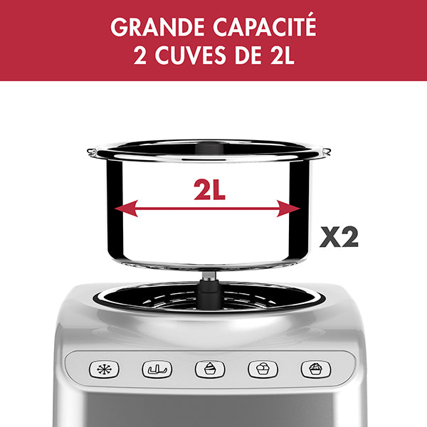 Turbine à glace Gelato Expert 180 W 11680 Magimix - Mathon - 7
