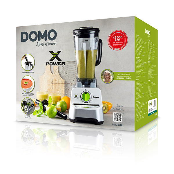 Blender XPower 2L 1500 W DO747BL Domo - Mathon - 8
