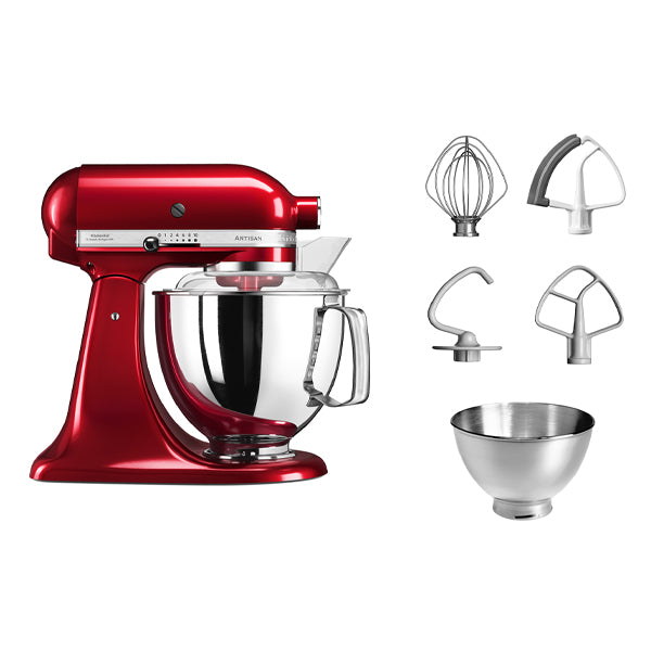 Robot pâtissier Artisan à tête inclinable 4,8 L 300 W rouge pomme d