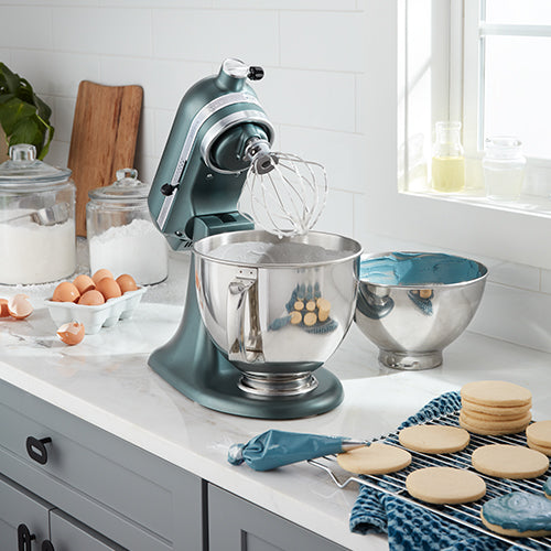 Robot pâtissier Artisan à tête inclinable 4,8 L 300 W vert genévrier 5KSM175PSEJP Kitchenaid - Mathon - 3