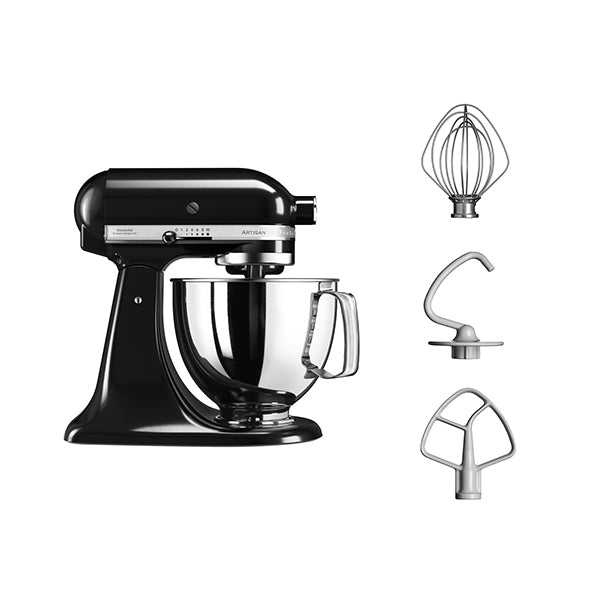 Robot pâtissier Multifonction Artisan Noir Onyx 300 W 5KSM125EOB Kitchenaid - Mathon - 5
