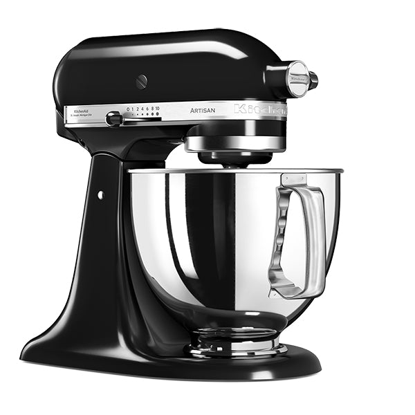 Robot artisan noir 5KSM125PS avec accessoire tranchoir et râpes 3 cylindres 5KSMVSA Kitchenaid - Mathon - 7