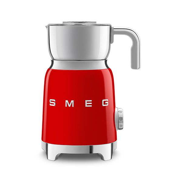 Chocolatière et mousseur de lait 500 W MFF11RDEU rouge Smeg - Mathon - 1