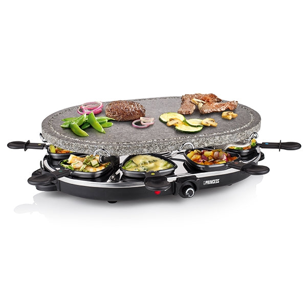 Appareil à raclette et pierre à cuire ovale 1200 W Princess - Mathon - 4